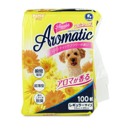 ペティオエアセレブアロマティックペットシーツレギュラー100枚