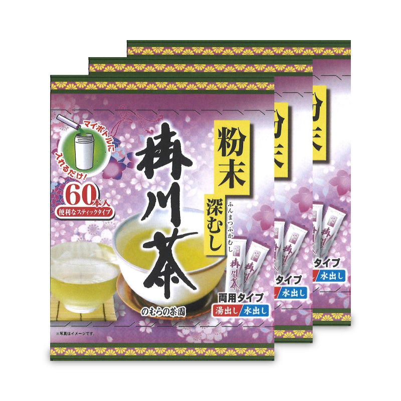 のむらの茶園 粉末深むし掛川茶スティック 0.5g x 100本 野村産業