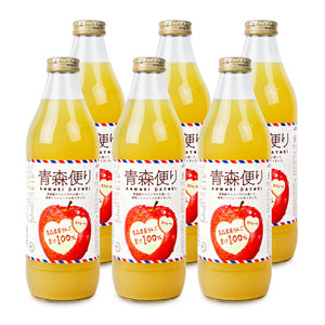 JAアオレン ヤエス 青森便り りんごジュース ストレート1000ml×6本