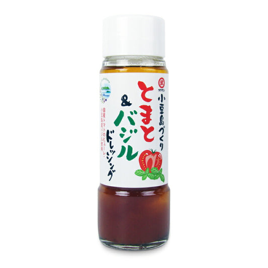 【マラソン限定!最大2000円OFFクーポン配布中!】タケサン小豆島づくりとまと＆バジルドレッシング185ml