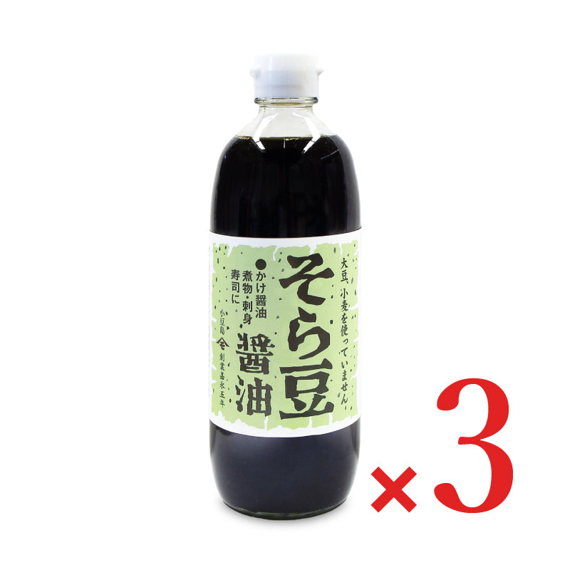 高橋商店 そら豆醤油 500ml