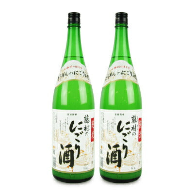 千曲錦酒造純米藤村のにごり酒1800ml