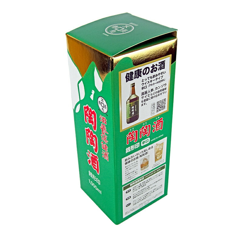 陶陶酒本舗 陶陶酒 銭形印 辛口 1L 健康酒 – にっぽん津々浦々｜本店