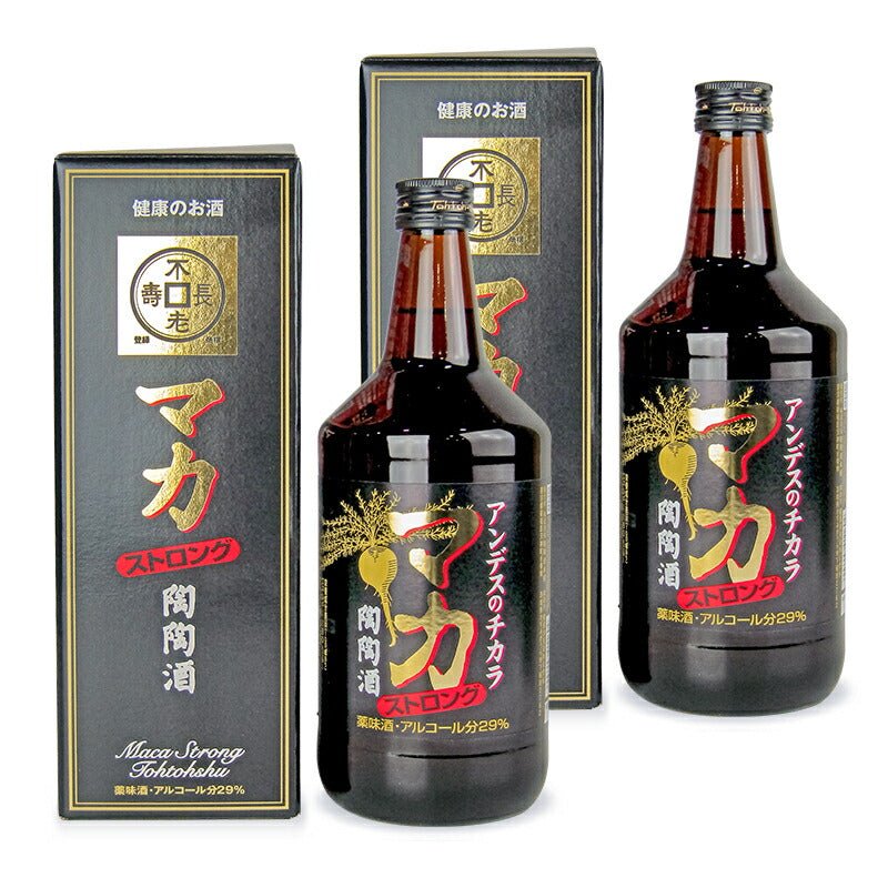 《送料無料》陶陶酒本舗陶陶酒マカストロング辛口720ml×2箱健康酒