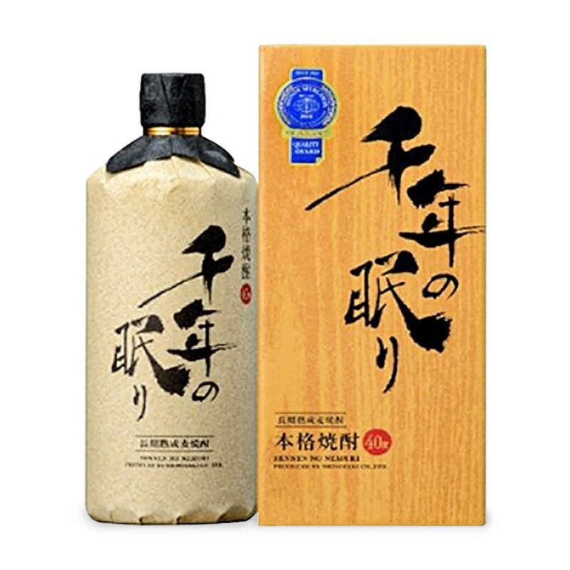篠崎 乙 40度 千年の眠り 麦焼酎 720ml 長期樽熟成 箱付き – にっぽん