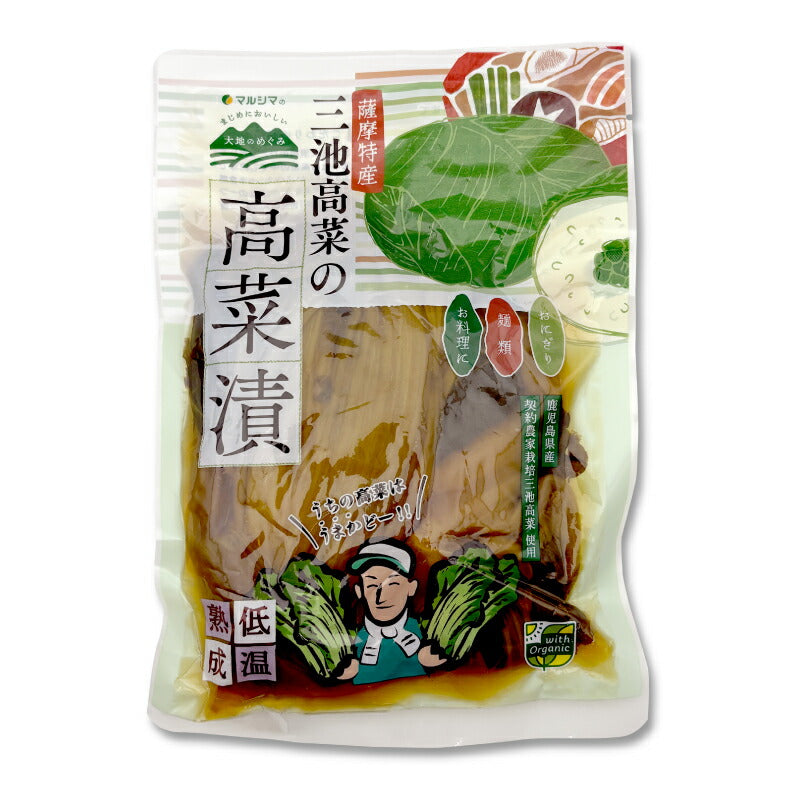 【マラソン限定!最大2000円OFFクーポン配布中!】三池高菜の高菜漬け250g[純正食品マルシマ]