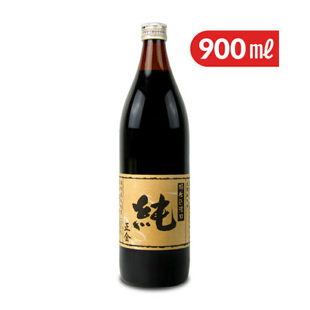 正金醤油 正金桶仕込醤油　純 900ml