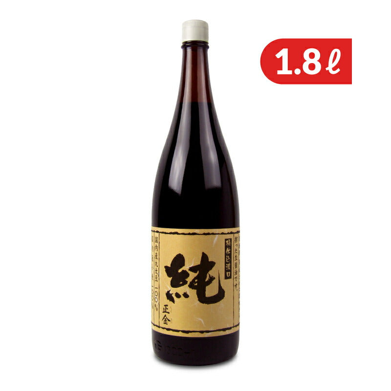 正金醤油正金桶仕込醤油純1800ml