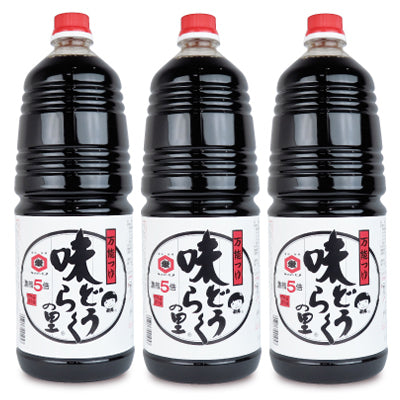 《送料無料》東北醤油キッコーヒメ味どうらくの里1.8L×3本