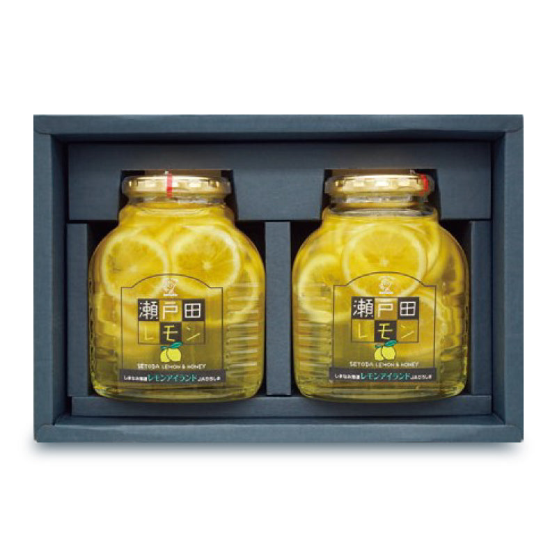 三原農業協同組合 瀬戸田レモンのはちみつ漬け470g×2瓶　ギフト箱入り