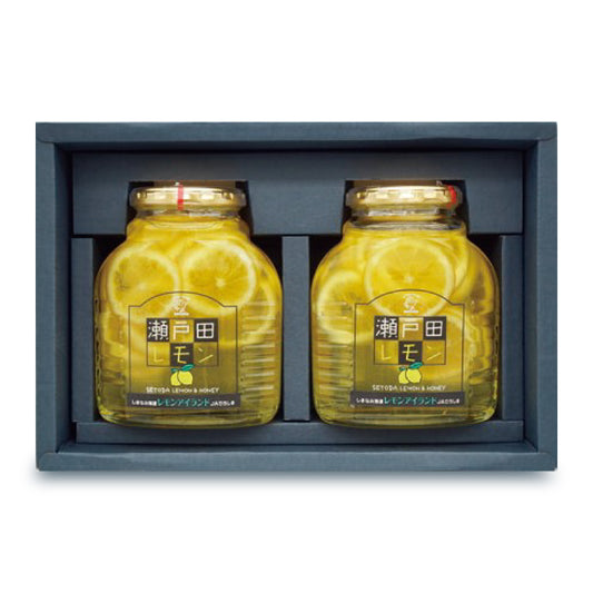 三原農業協同組合 瀬戸田レモンのはちみつ漬け470g×2瓶　ギフト箱入り