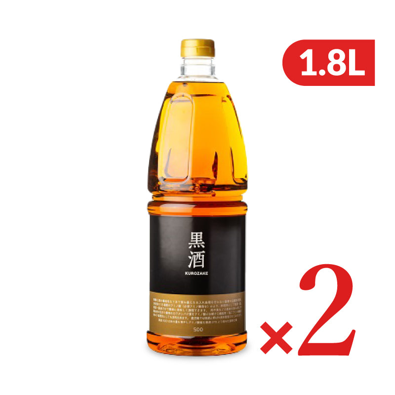東酒造 黒酒500（金ラベル）ペット 1800ml 料理酒 灰持酒 – にっぽん
