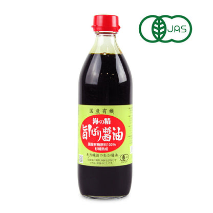 海の精国産有機・旨しぼり醤油500ml