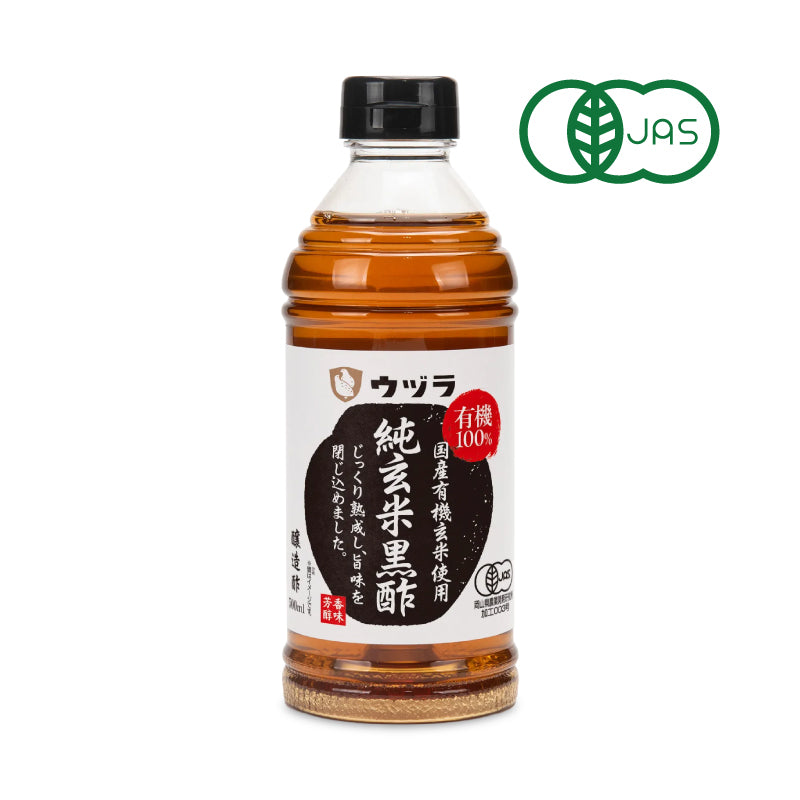 大興産業 純玄米黒酢 500ml 有機JAS
