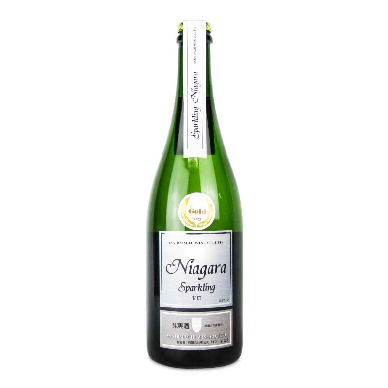【ミライスタイル】朝日町ワインスパークリングナイアガラ750ml