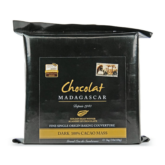 【マラソン限定!!最大2000円OFFクーポン配布中】《送料無料》アフリカンスクエアーショコラマダガスカルクーベルチュールダーク100%1kg《5月-9月は冷蔵便でのお届け》《冷蔵手数料無料》