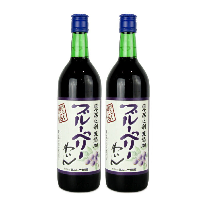 シャトー勝沼無添加ブルーベリーワイン赤720ml