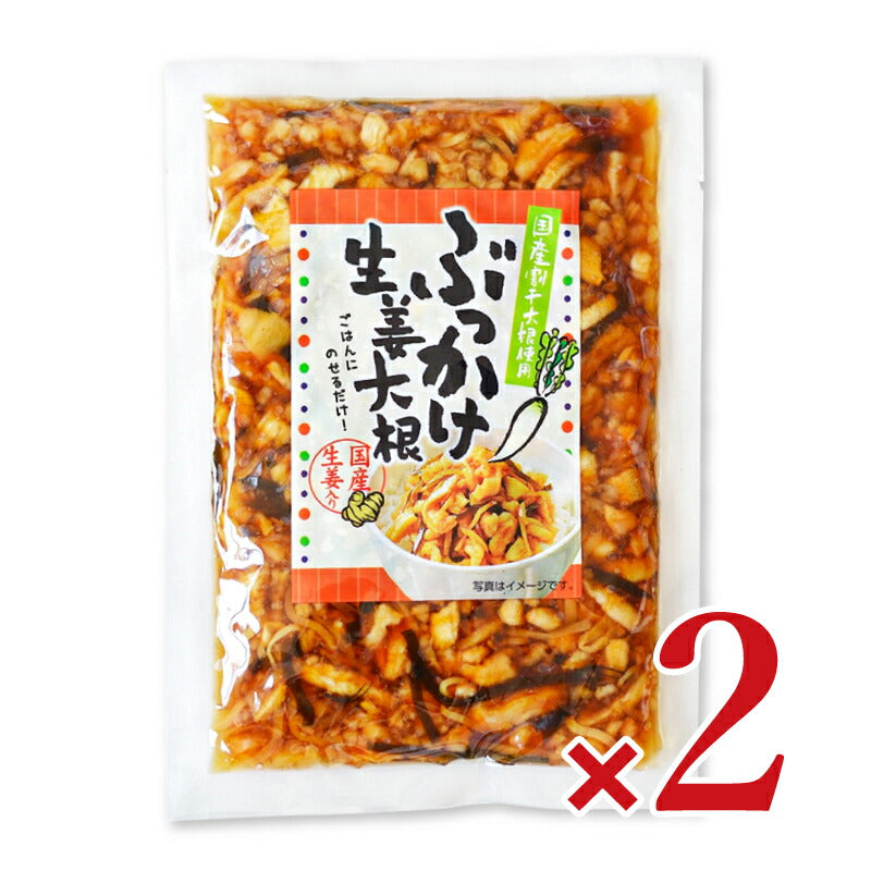 【マラソン限定!!最大2000円OFFクーポン配布中】おばねやぶっかけ生姜大根200ｇ