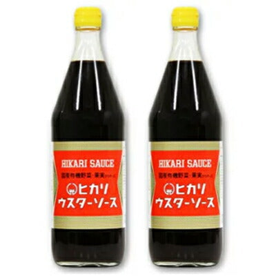 【最大2000円OFFクーポン配布中！26日01:59まで！】《送料無料》ヒカリウスターソース900ml（国産野菜・果実使用）［光食品］