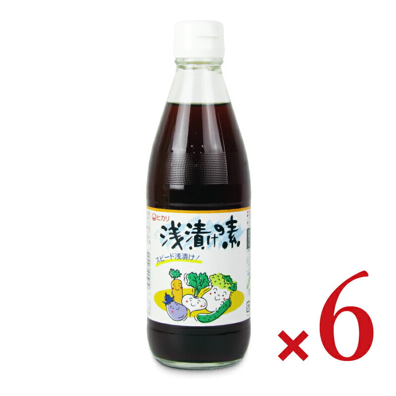 【マラソン限定！最大2000円OFFクーポン配布中！】《送料無料》光食品浅漬けの素360ml×6本