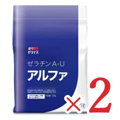 《送料無料》ゼライスゼラチンA-Uアルファ200g×2袋［顆粒ゼラチン]