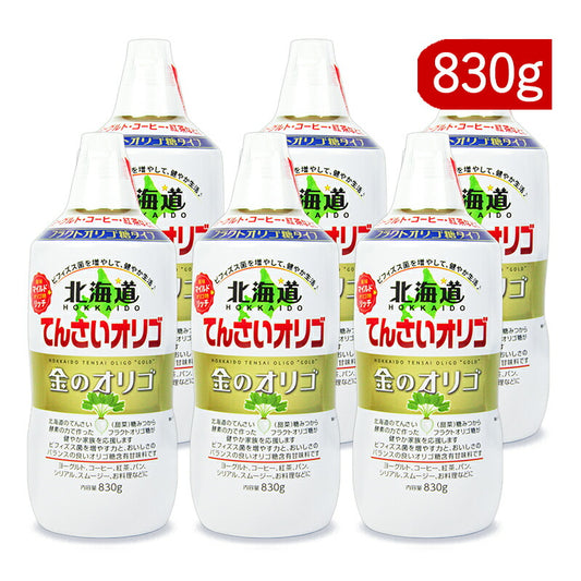 【10/20（金）24時間限定まとめ買い最大10%OFF】《送料無料》加藤美蜂園本舗北海道てんさいオリゴ金のオリゴ830g×6本ケース販売
