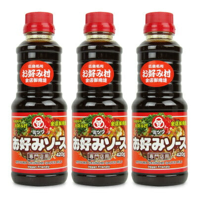 【マラソン限定！最大2000円OFFクーポン配布中】ミツワお好みソース420g[サンフーズ]