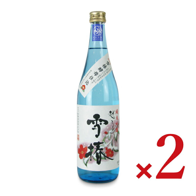 《送料無料》雪椿酒造越乃雪椿純米吟醸720ml×2本