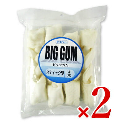 【最大2,000円OFFクーポン配布中！楽天スーパーSALE！】ペットプロＢＩＧガムスティック型4本