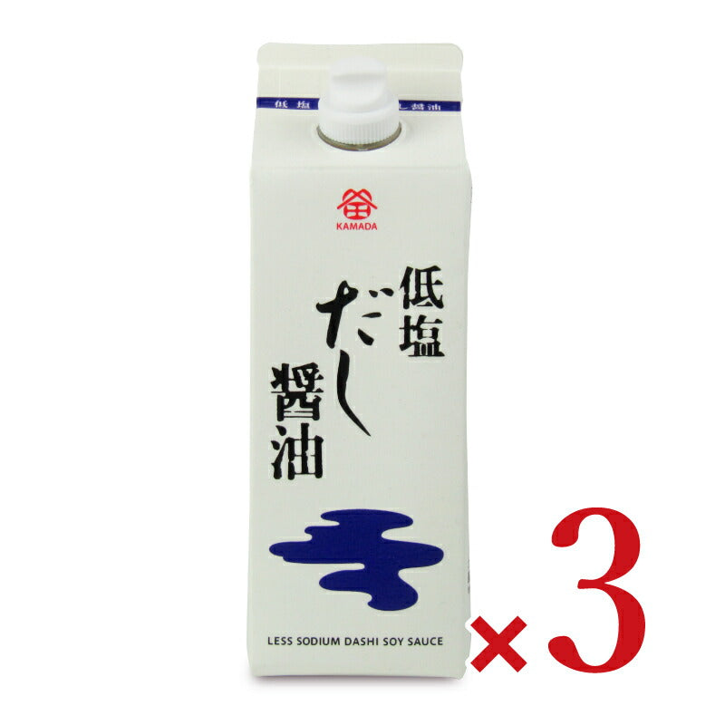 【最大2200円OFFのスーパーSALE限定クーポン配布中！】鎌田醤油低塩だし?油500ml