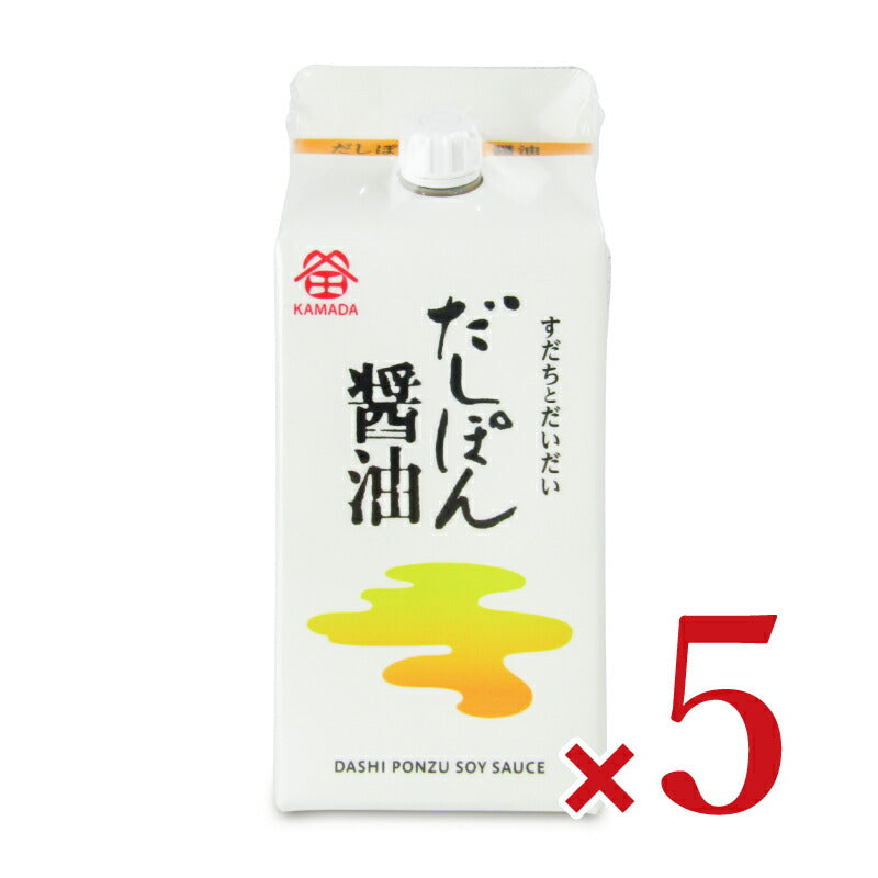 【最大2200円OFFのスーパーSALE限定クーポン配布中！】鎌田醤油だしぽん醤油200ml×3本