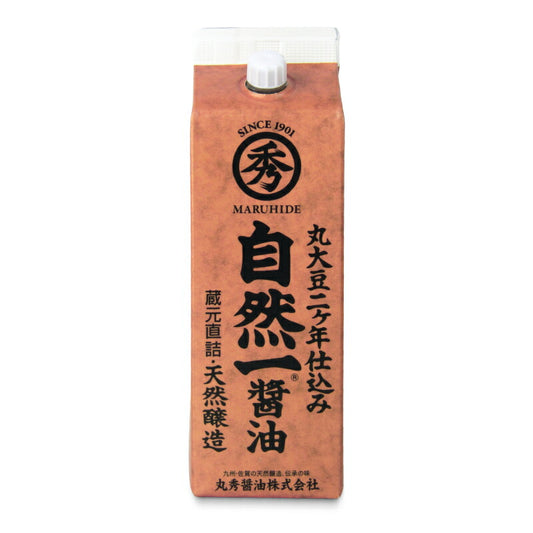 自然一醤油300ml［丸秀醤油］