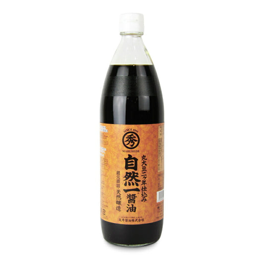 自然一醤油900ml［丸秀醤油］