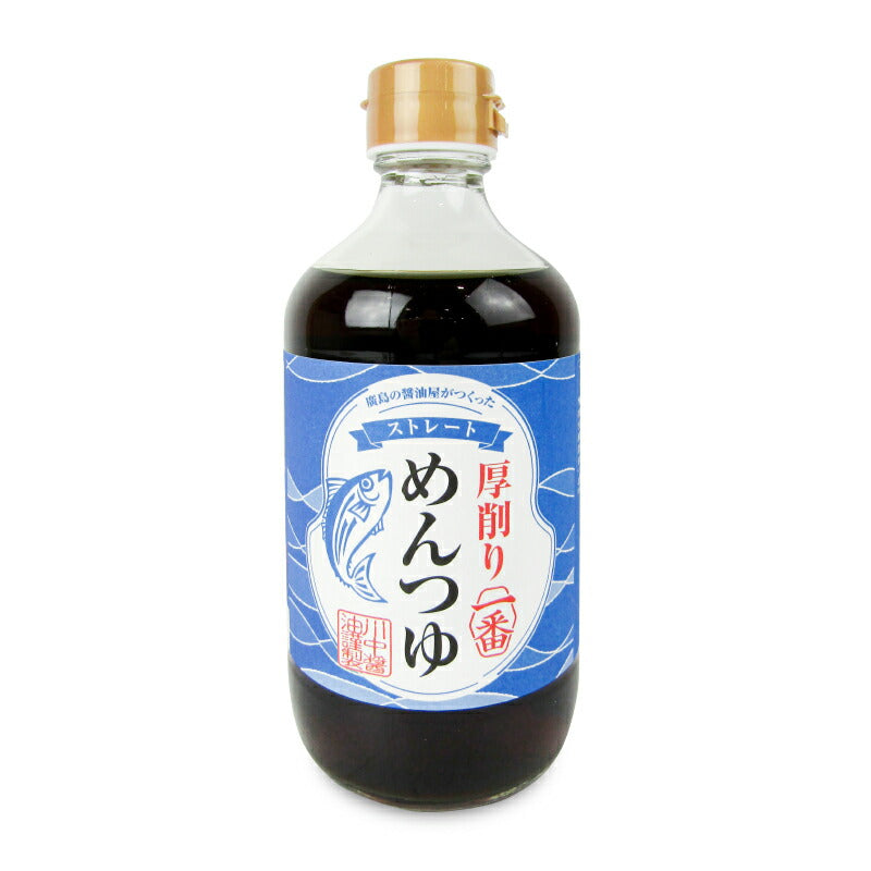 川中醤油厚削り一番めんつゆ400ml
