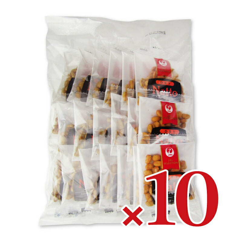 《送料無料》JALドライなっとう一味唐がらし味（10g×20包）200g×10袋セット