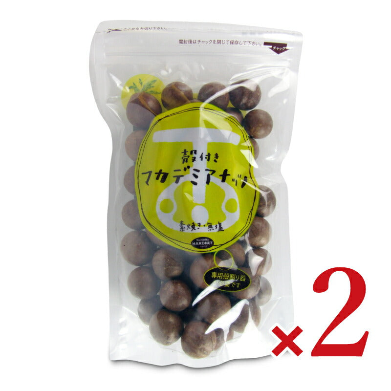 【GW限定！最大10%OFFクーポン配布中！】《送料無料》ニダフジャパン殻付きマカデミアナッツ454g×2袋