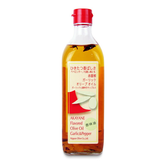 【イーグルス感謝祭限定!最大2000円OFFクーポン配布中!】《送料無料》日本オリーブ赤屋根ガーリックオリーブオイル450g