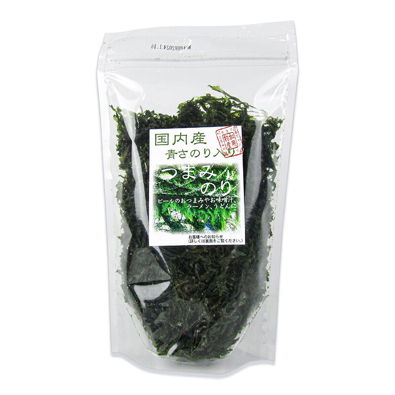 【34時間限定！食フェスクーポン配布中！】加用物産国内産青さのり入りつまみのり18g