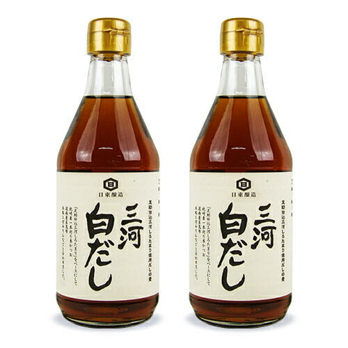 【スーパーSALE限定！最大2,000円OFFクーポン配布中】日東醸造三河白だし400ml×2本