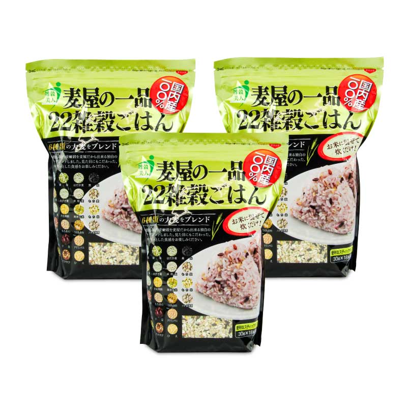 【ミライスタイル】石橋工業麦屋の一品22雑穀ごはん30g×18