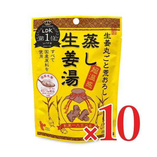 イトク食品 蒸し生姜湯 (16g×4P)×10個 ケース販売