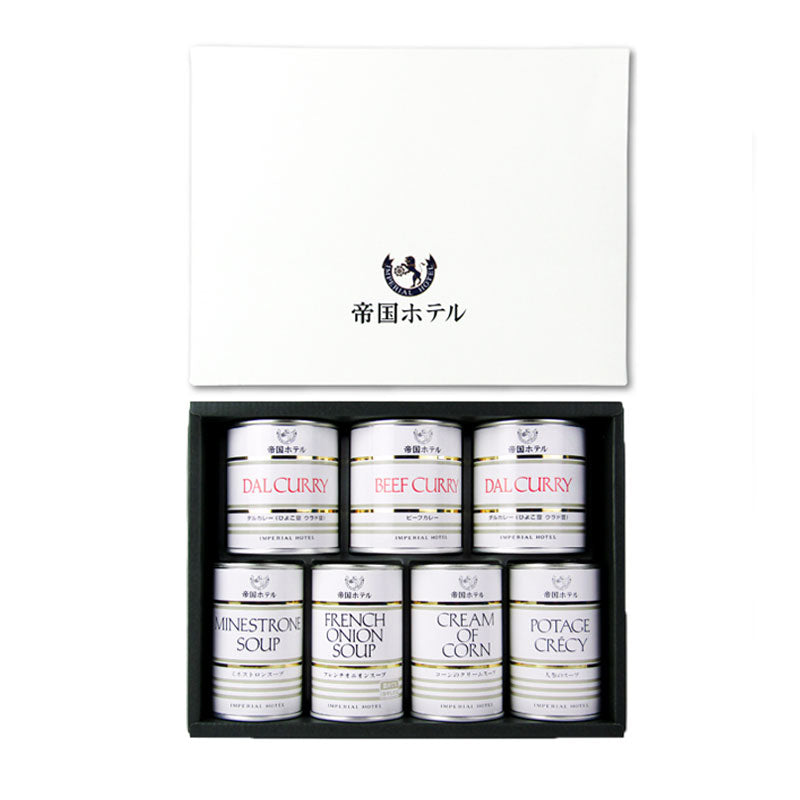 《送料無料》帝国ホテルスープ・調理缶詰詰合せTSC-50