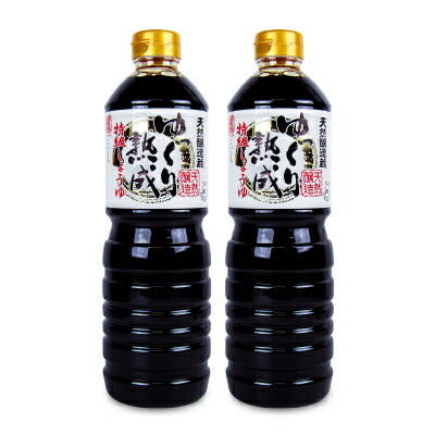 【2月1日限定！食フェスクーポン配布中】伊賀越天然醸造ゆっくり熟成しょうゆ1000ml