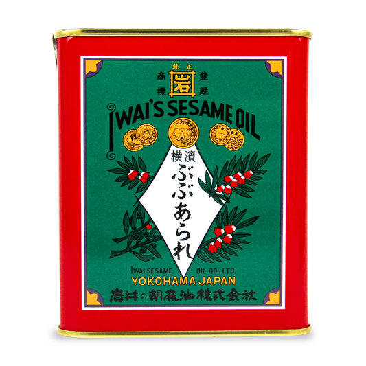 岩井の胡麻油横濱ぶぶあられ50g缶入り