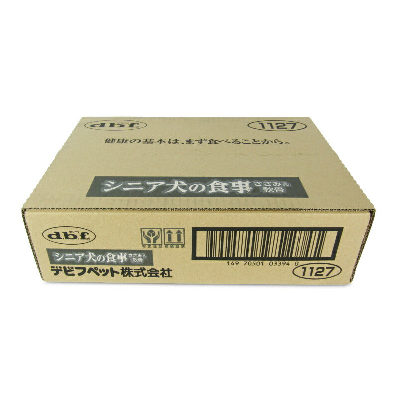 デビフシニア犬の食事ささみ＆軟骨85g×24個ケース販売