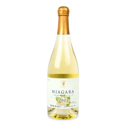 池田町ブドウ・ブドウ酒研究所十勝ワインナイアガラスパークリングワイン甘口750ml