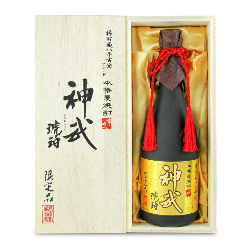 井上酒造神武琥珀桐箱入720ml