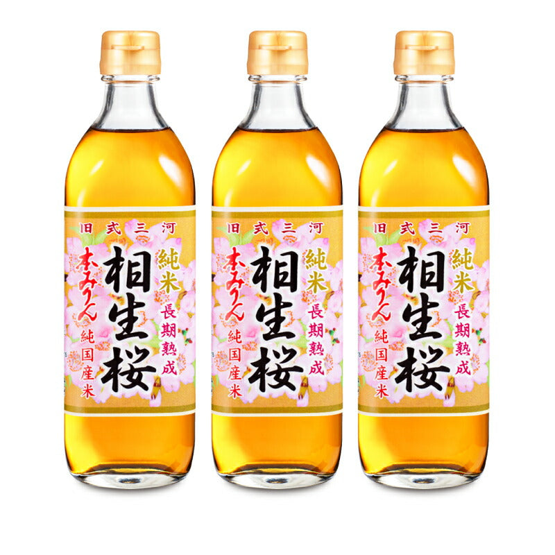 相生ユニビオ 相生桜 本みりん（純米三年熟成）500ml – にっぽん