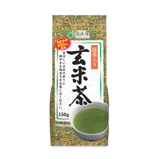 国太楼 抹茶入りこうばしい玄米茶  150g