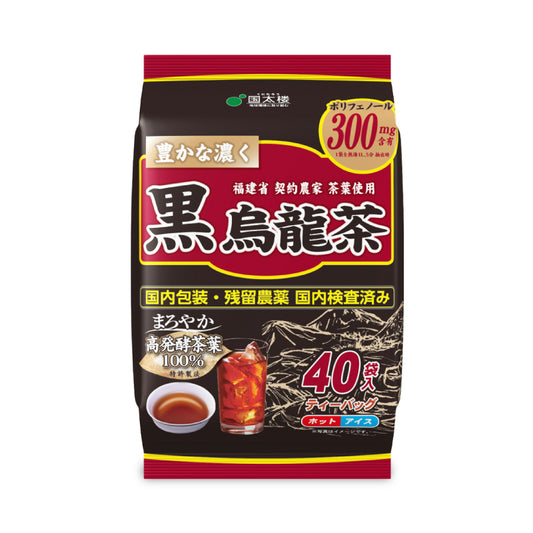 国太楼 豊かな濃く黒烏龍茶 40袋入 ティーバッグ
